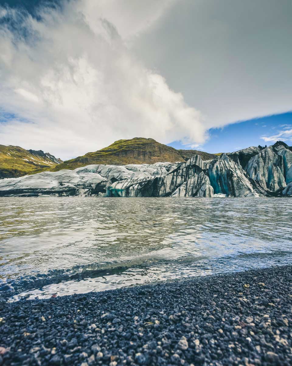 Sólheimajökull Glacier Lagoon seen on a kayaking tour from Vik, Iceland (2)