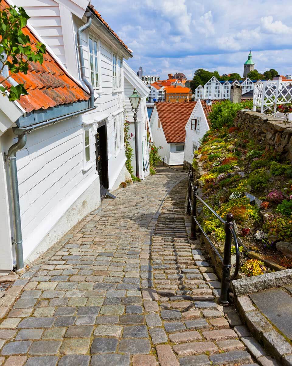 Street in Gamle, Stavanger, Norway