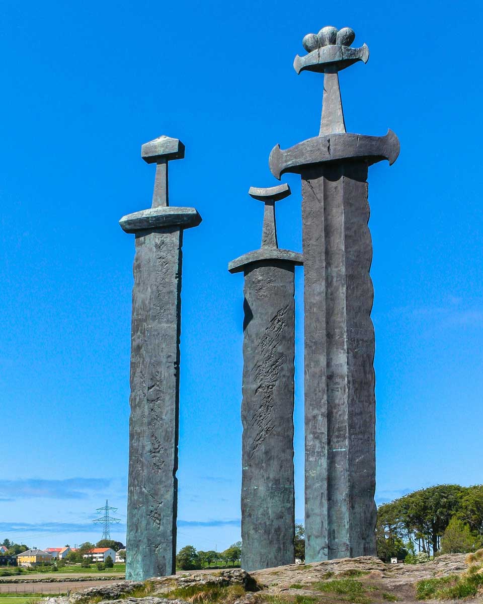 Swords in Rock at Hafrsfjord near Stavanger, Norway 1