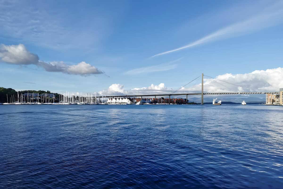 The Blue Promenade in Stavanger Norway 1