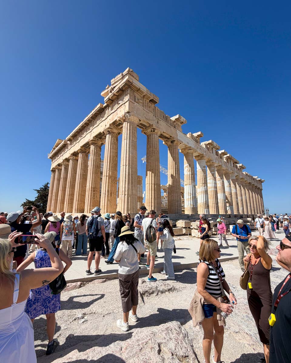 Parthenon Acropolis in Athens Greece on Hannah trip