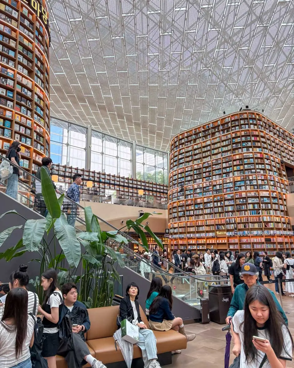 The Starfield Library in the COEX Mall, Seoul South Korea