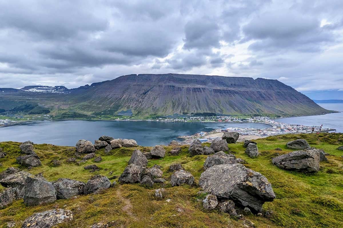 The Troll Seat in Isafjordur Iceland