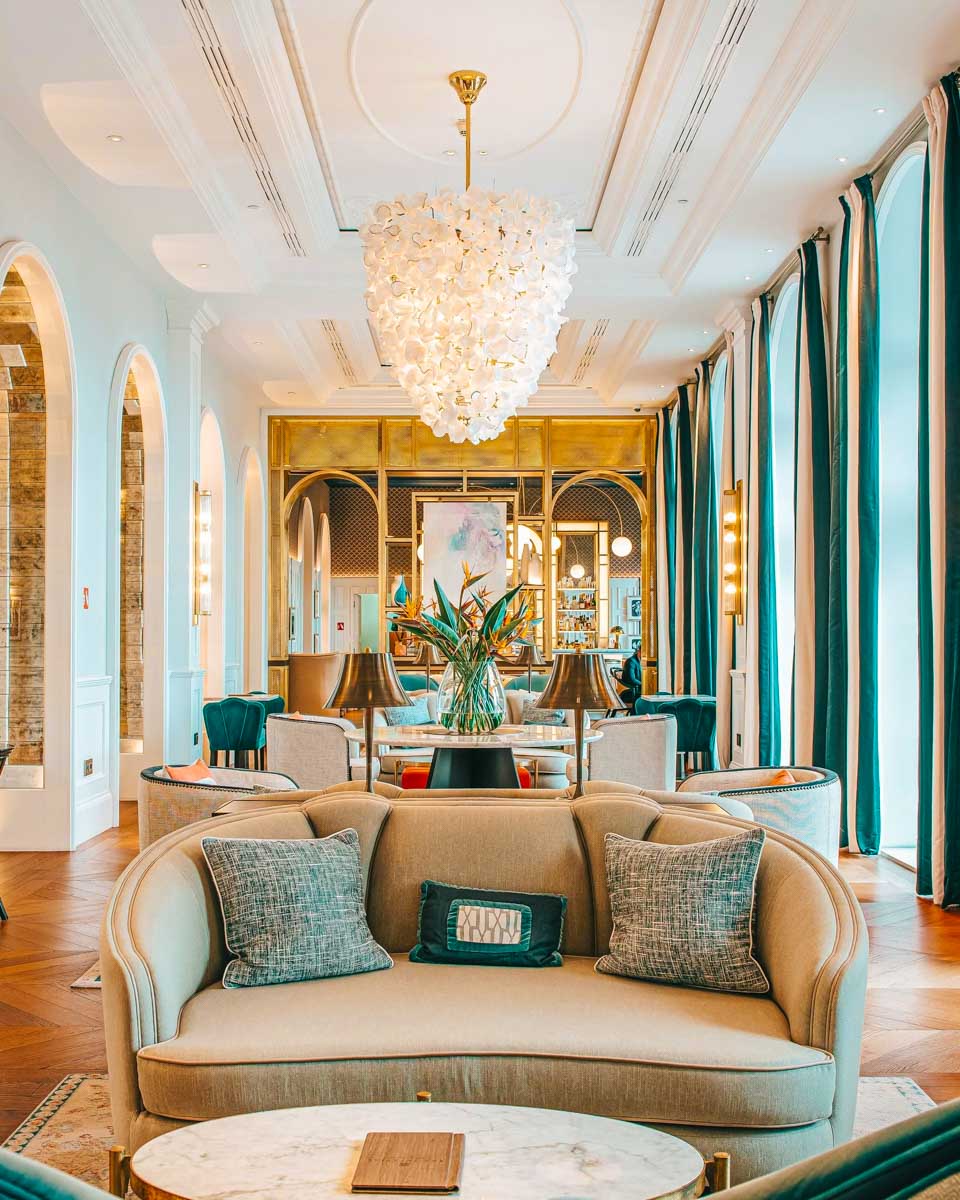 The lobby area of Hilton Imperial Dubrovnik hotel