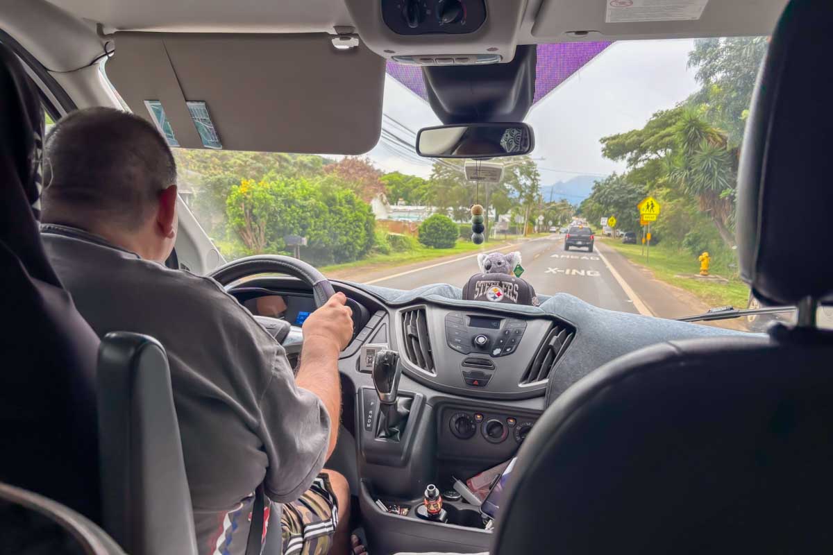 The shuttle on Oahu, Honolulu, Hawaii