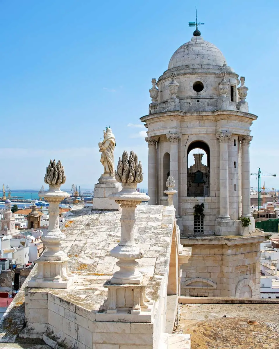 The view of Cadiz from the top of Cadiz Cathedral in Cadiz Spain (2)