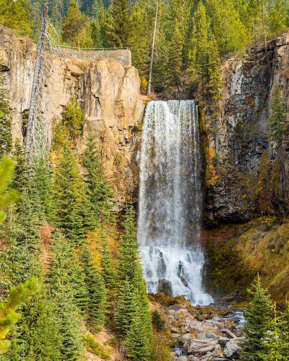 Tumalo Falls seen near Bend Oregon