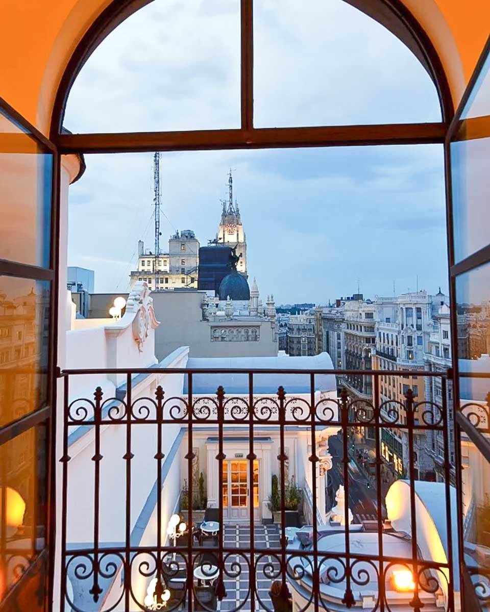 View-from-a-balcony-at-Hotel-Atlantico-in-Madrid