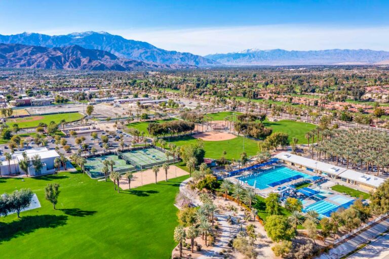 View of the city of Palm Springs California 1