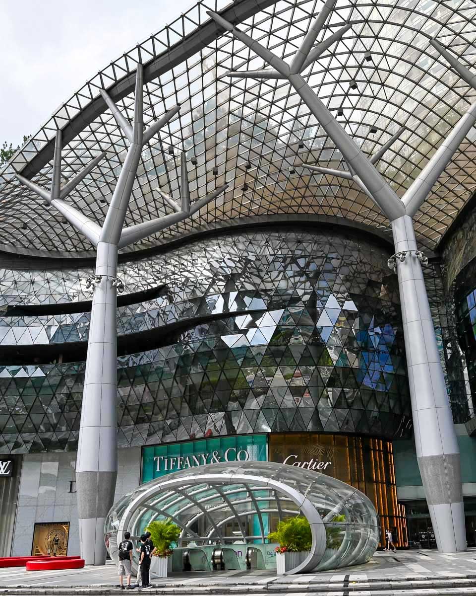 ION Orchard shopping mall on Orchard Road in Singapore