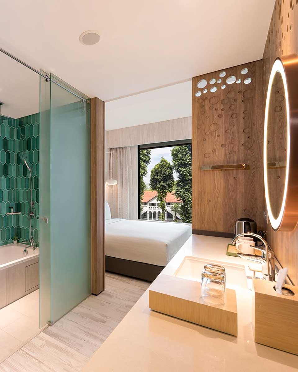 bedroom in Village Hotel Sentosa