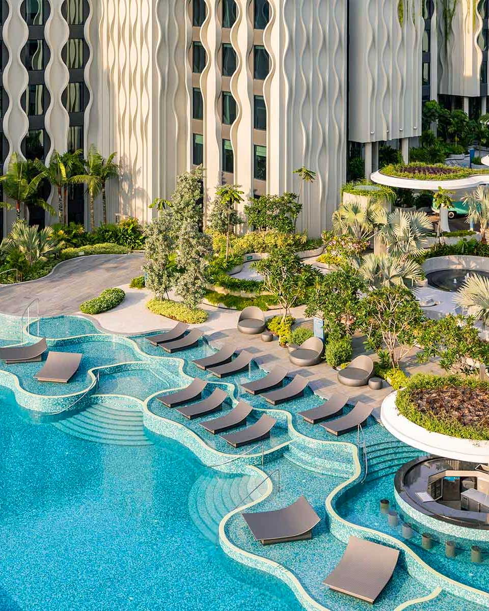 pool at Village Hotel Sentosa