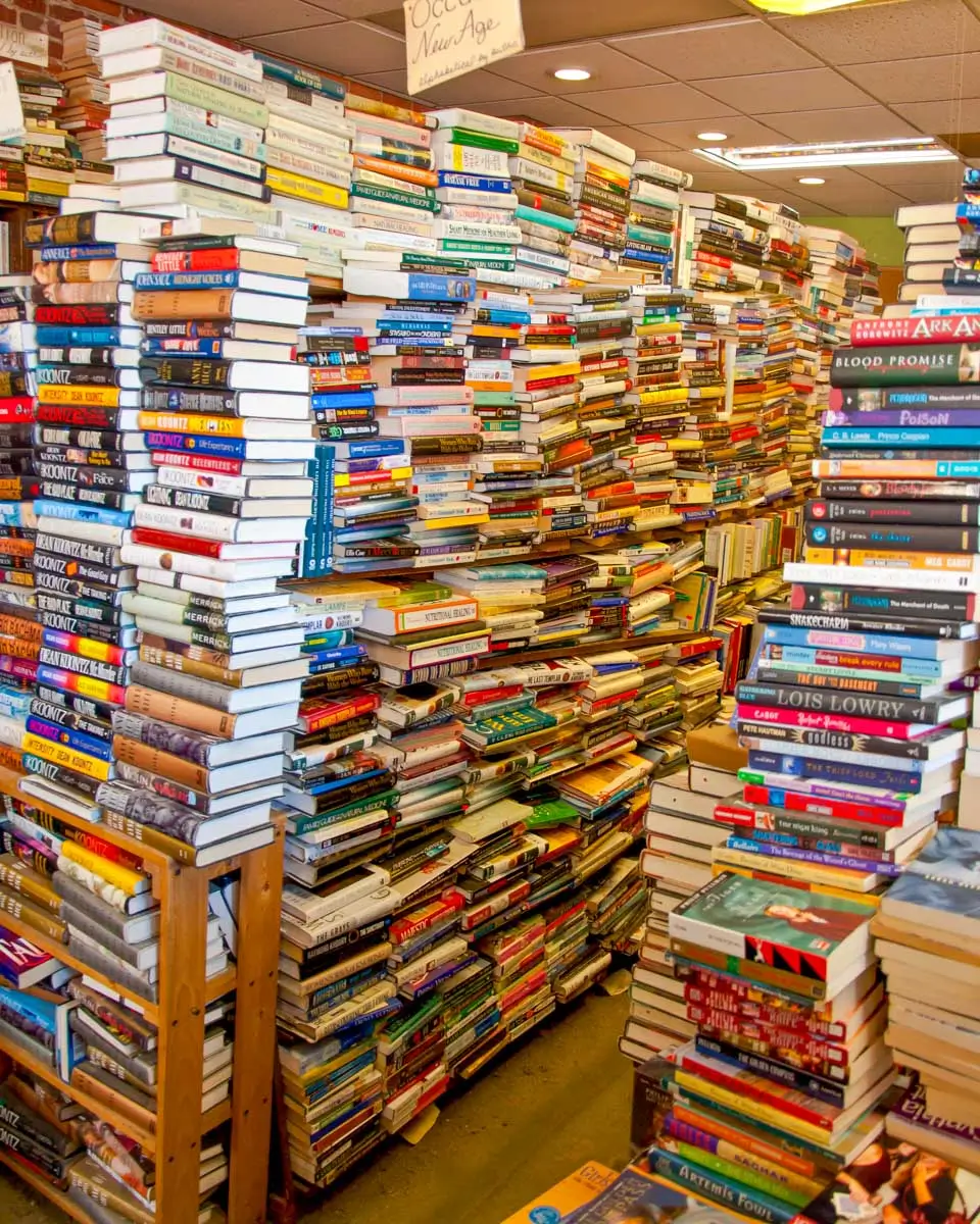 A bookstore in Dartmouth seen on a day trip from Halifax, Nova Scotia