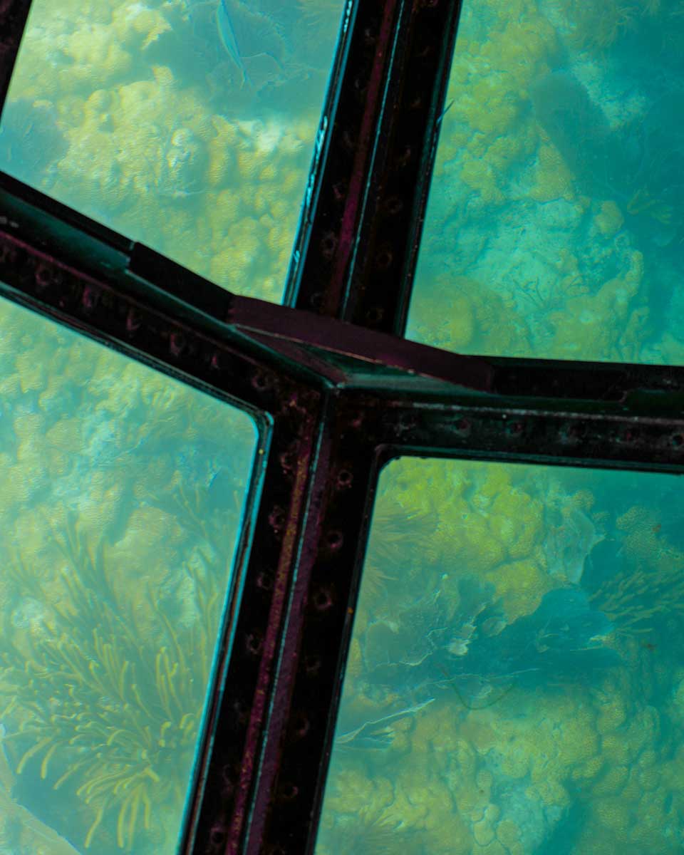 A-glass-bottom-boat-on-a-tour-in-Sao-Miguel-Portugal