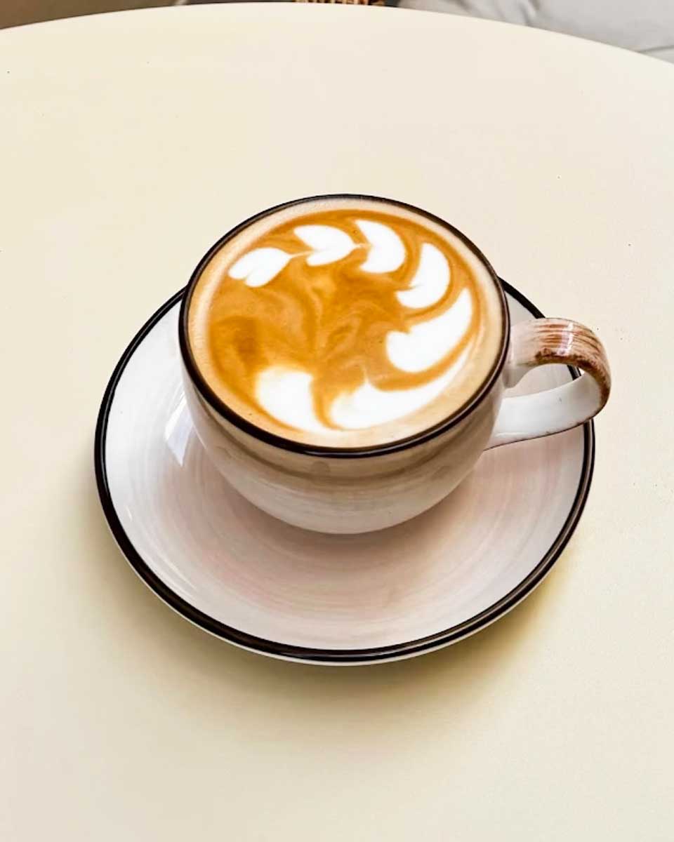 A latte for breakfast at Mi Cafecito Brunch & Bistro copy