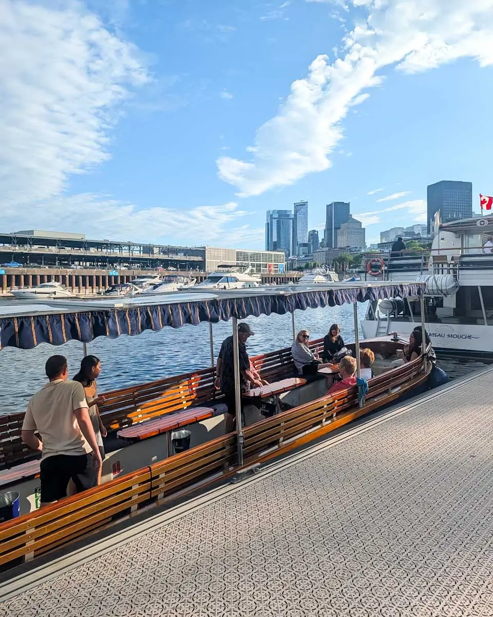 A river cruise tour in Montreal, Quebec
