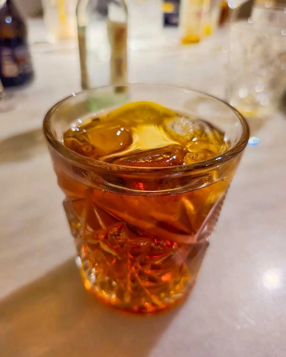 A sazerac in New Orleans Louisiana