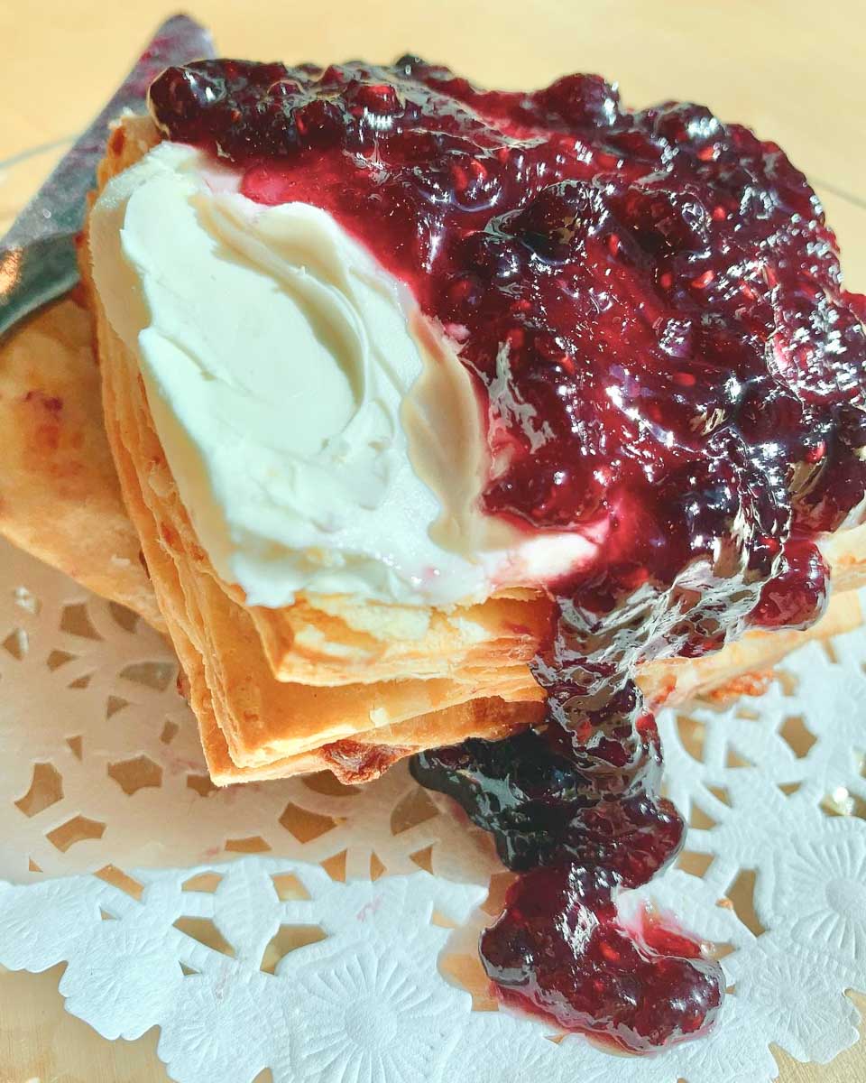 A scone sanwich at the Sconewitch in Ottawa