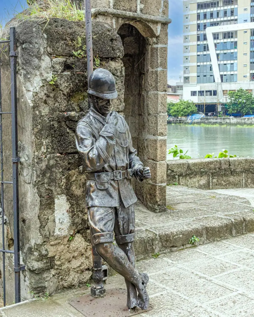 A statue in Fort Santiago, Manila Philippines