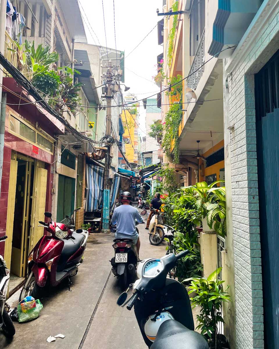 An alleyway in Hanoi, Vietnam