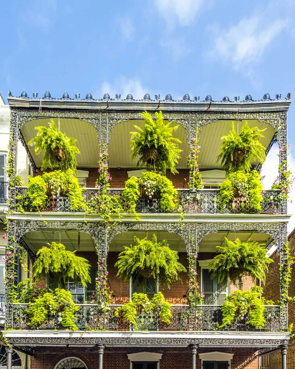 An old building in the French Quarter of New Orleans Louisiana (2)