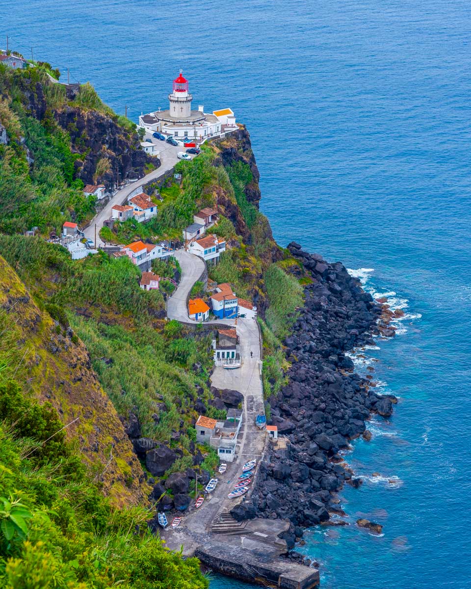 Arnel-lighthouse-at-Sao-Miguel-island-at-the-Azores-Portugal