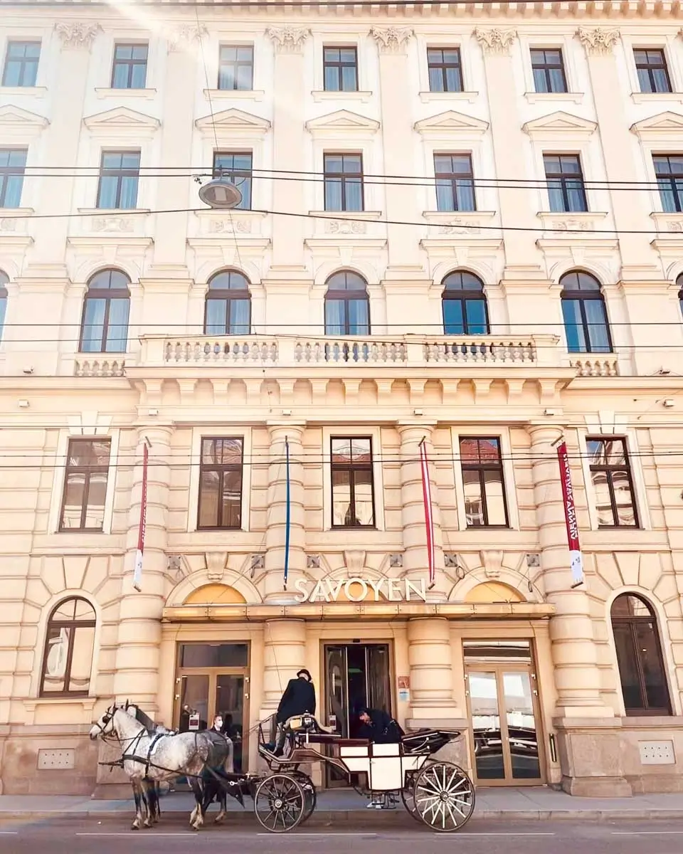 Austria Trend Hotel Savoyen Vienna from outside