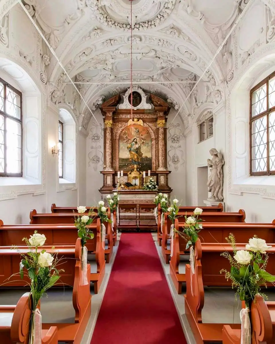 Baroque chapel at ARCOTEL Castellani Salzburg