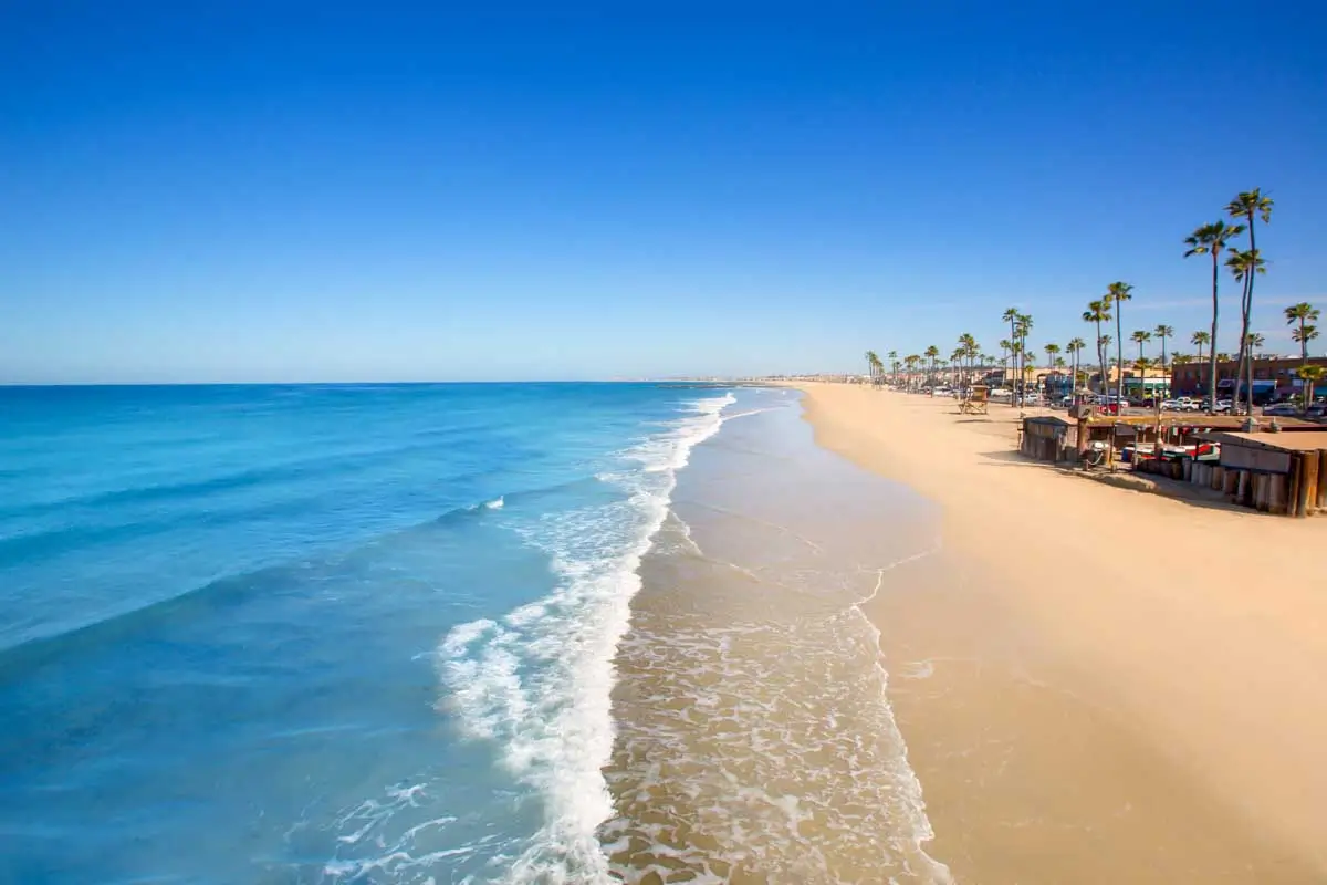 Beautiful Newport beach in California