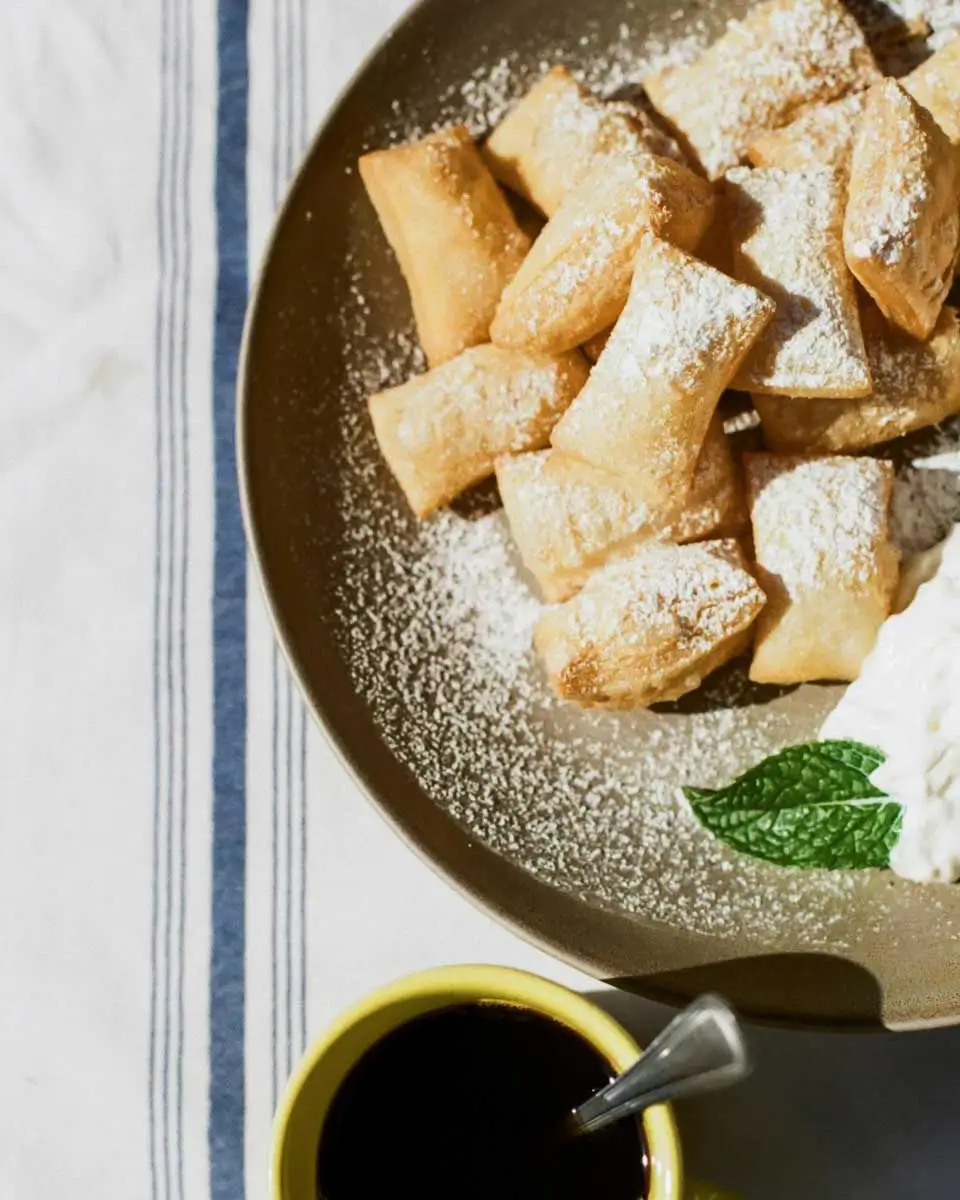 Beignets at the Beachcomber Cafe in Newport Beach