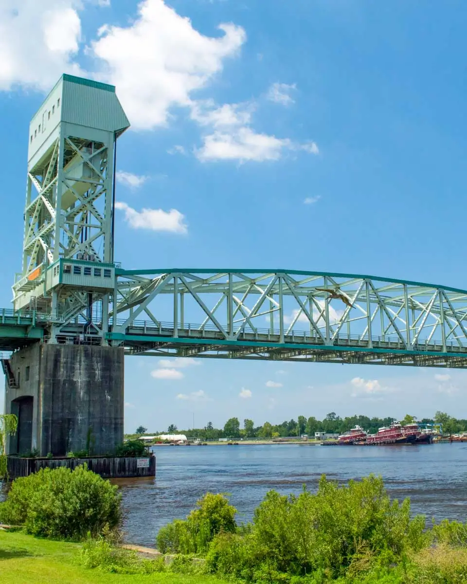 Cape Fear Memorial Bridge in Wilmington, North Carolina