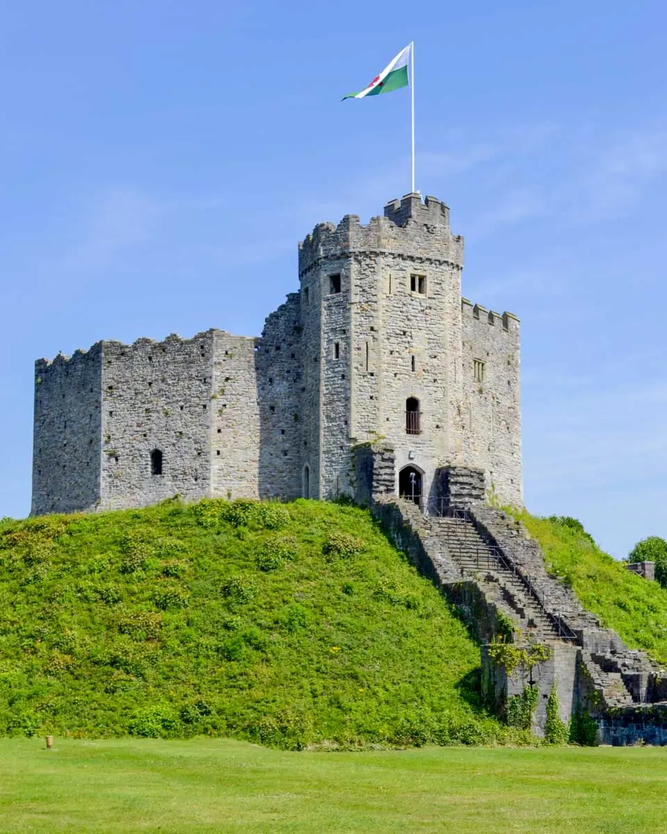 Cardiff Castle in Cardiff Wales