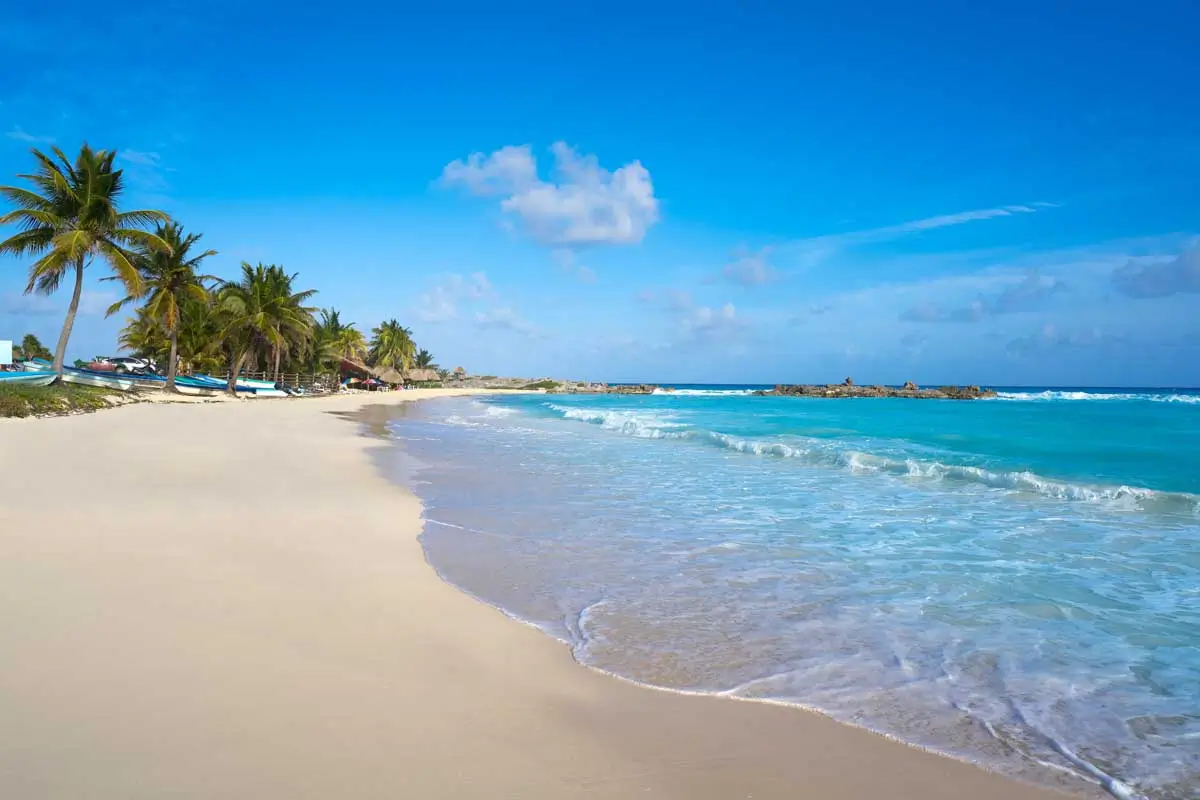 Chen Rio beach Cozumel island in Mexico