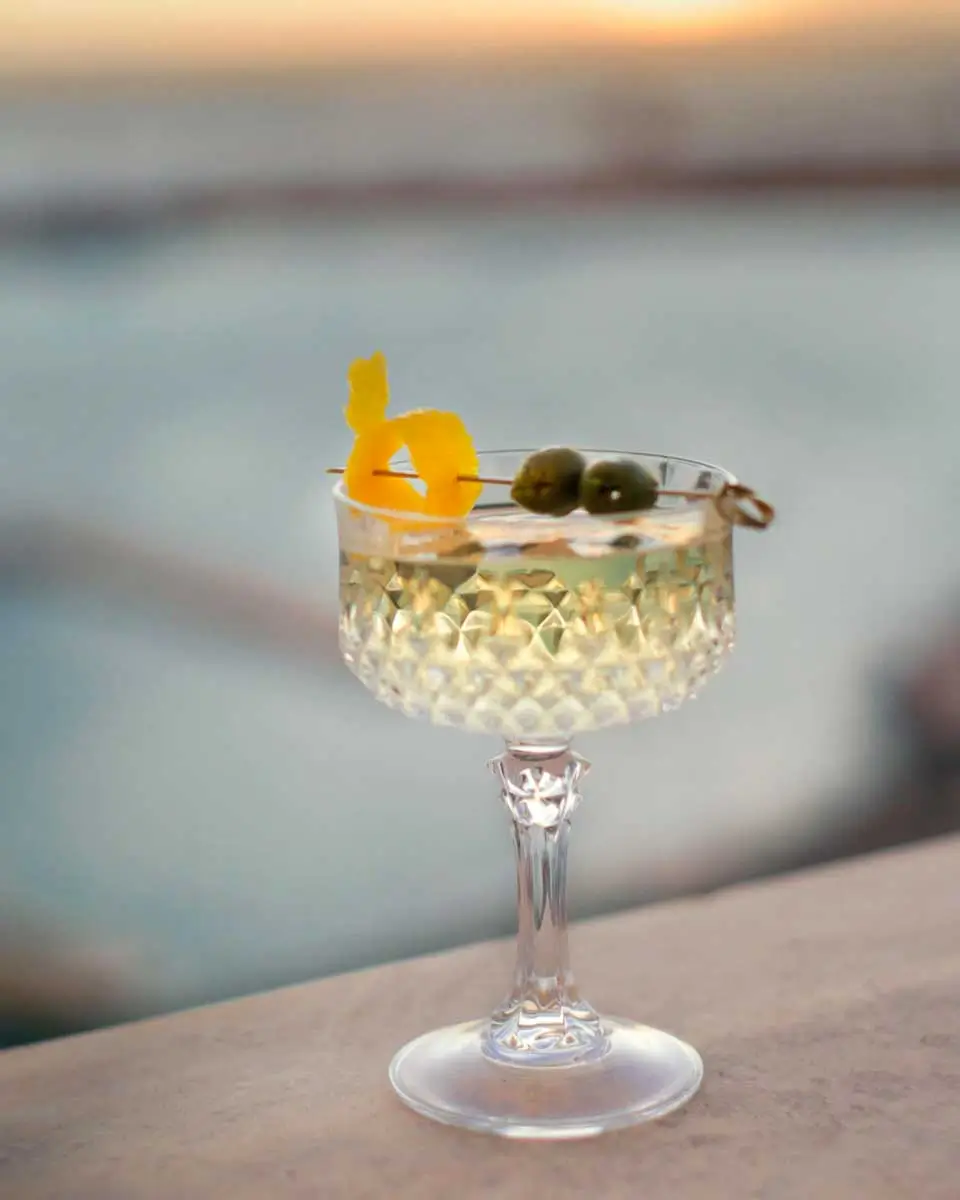 Cocktail at La Terrazza del Grand Hotel Ortigia, Syracuse Italy