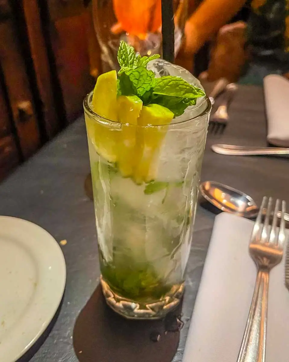 Cocktail at the Barroom in Salerno, Italy