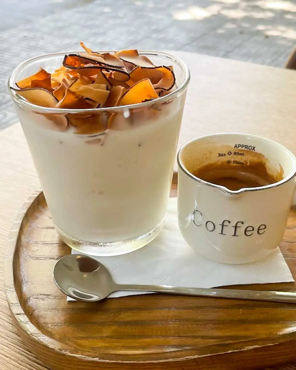 Coconut coffee in Hoi An, Vietnam