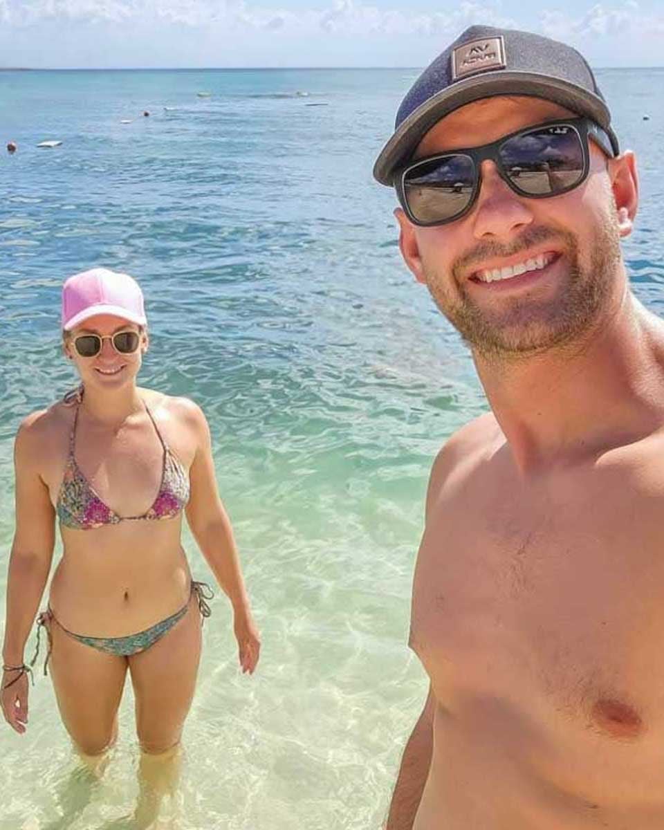Daniel and Bailey on a tour in Puerta Plata