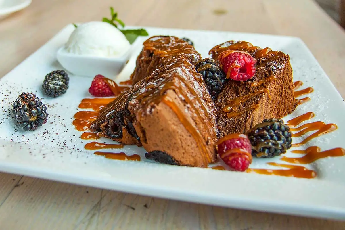 Dessert eaten at The Middle Spoon in Halifax, Nova Scotia
