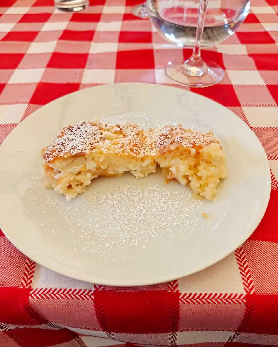 Dessert-eaten-at-a-vineyard-during-a tour from Porto Portugal