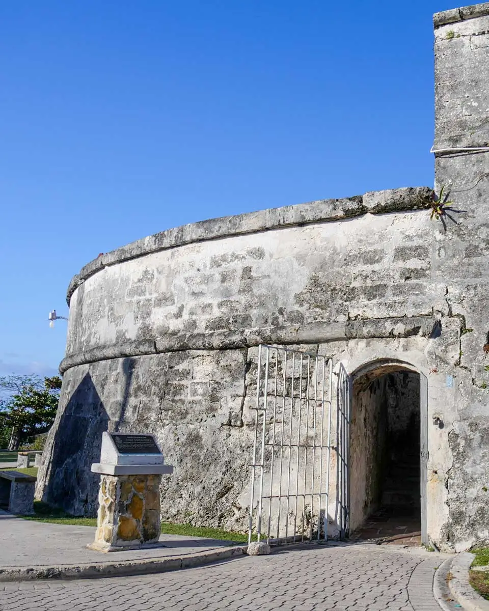 Fort Fincastle seen on a pirate jeep tour in Nassau