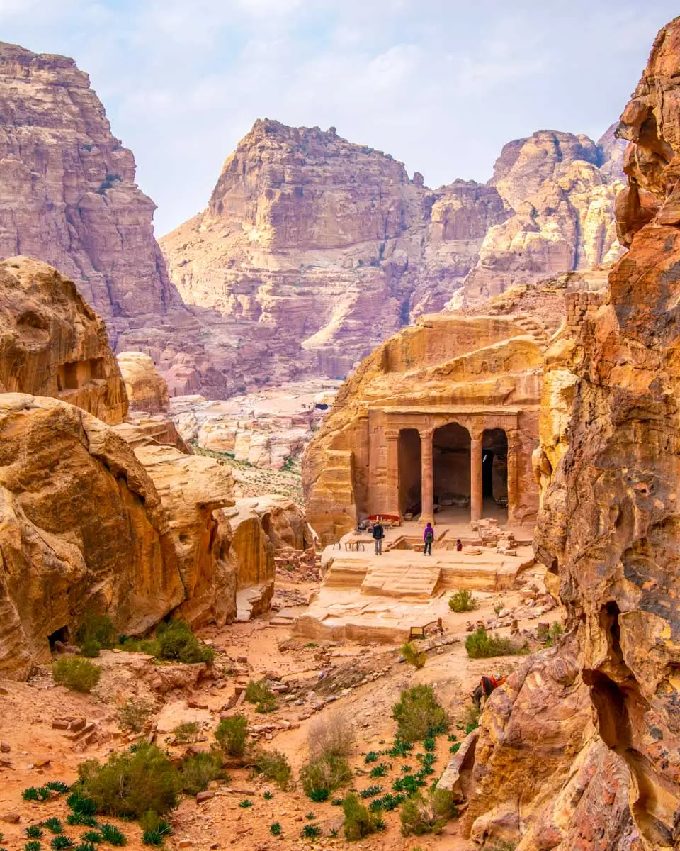 Garden Temple hall at Petra, Jordan