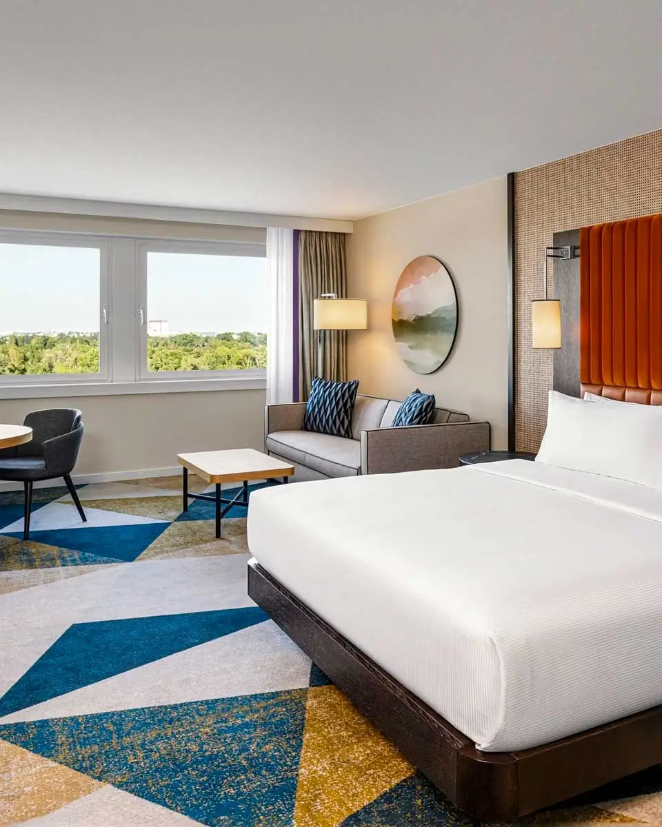 Guestroom at Hilton Vienna Waterfront