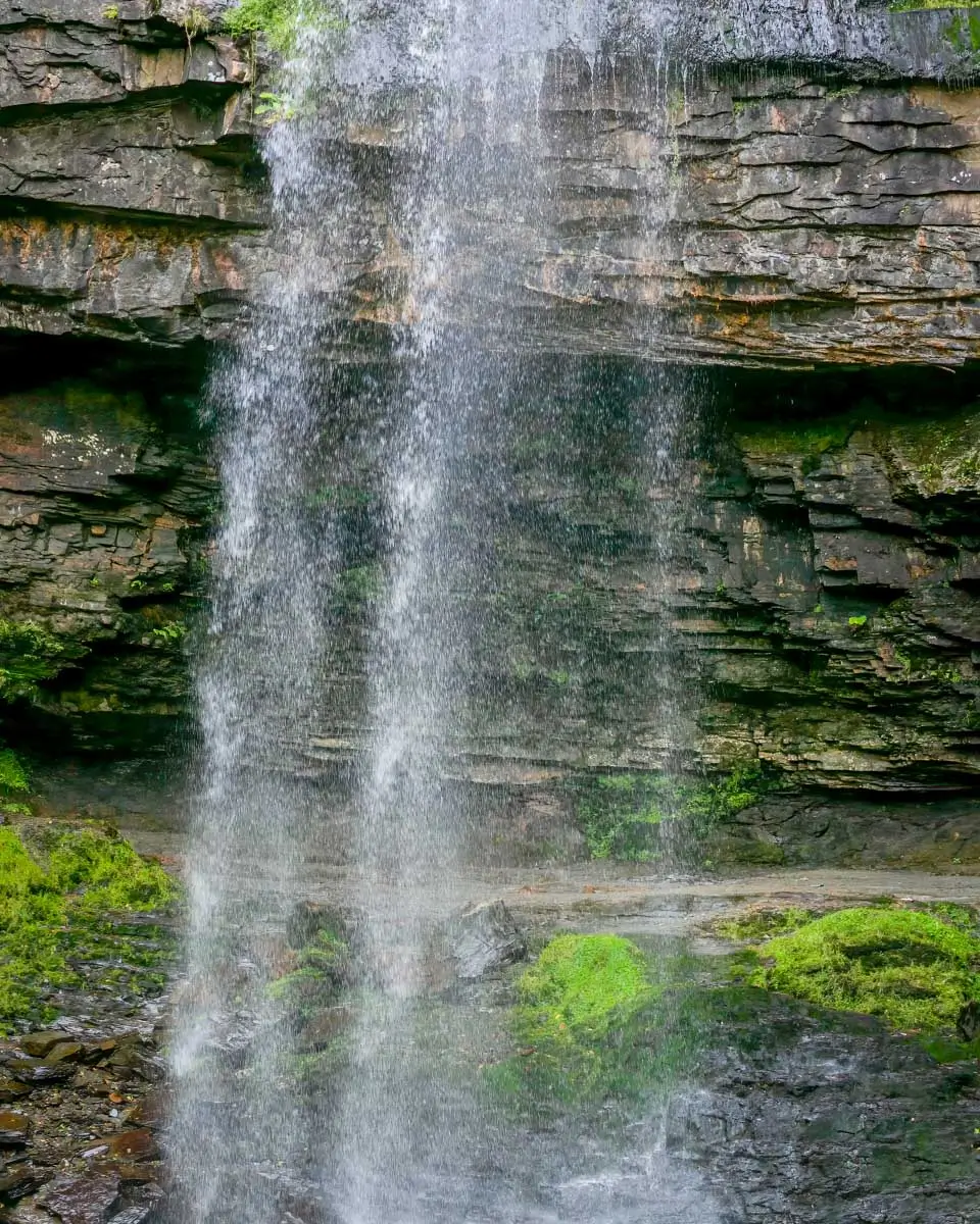 Henrhyd Falls seen on a tour from Cardiff Wales