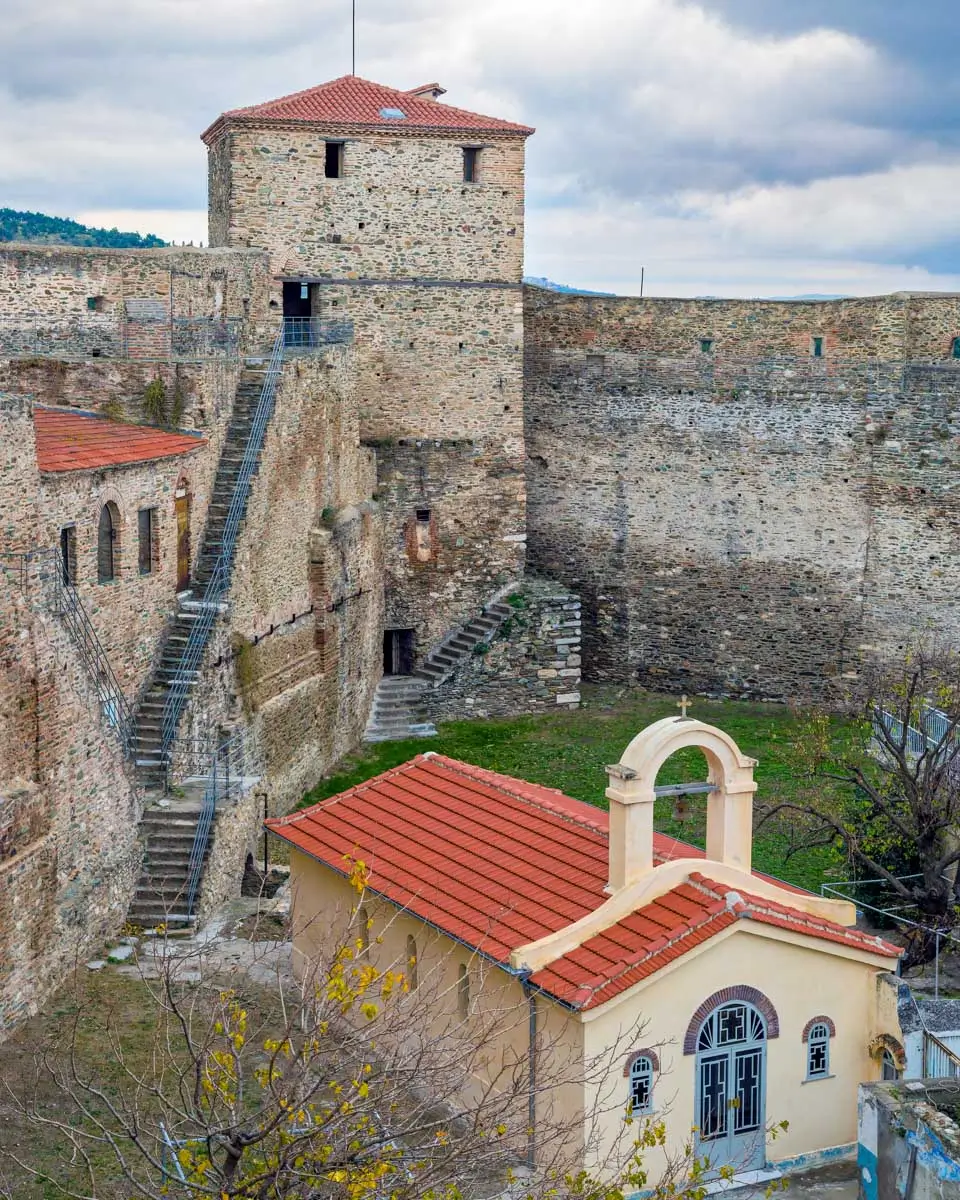 Heptapyrgion Fortress in Thessaloniki, Greece