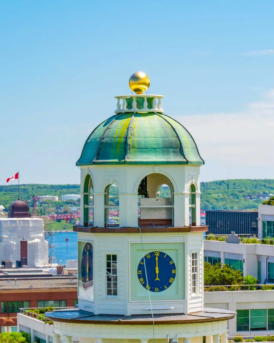 Historic Halifax Old Town Clock seen on a tour in Halifax Nova Scotia (2)