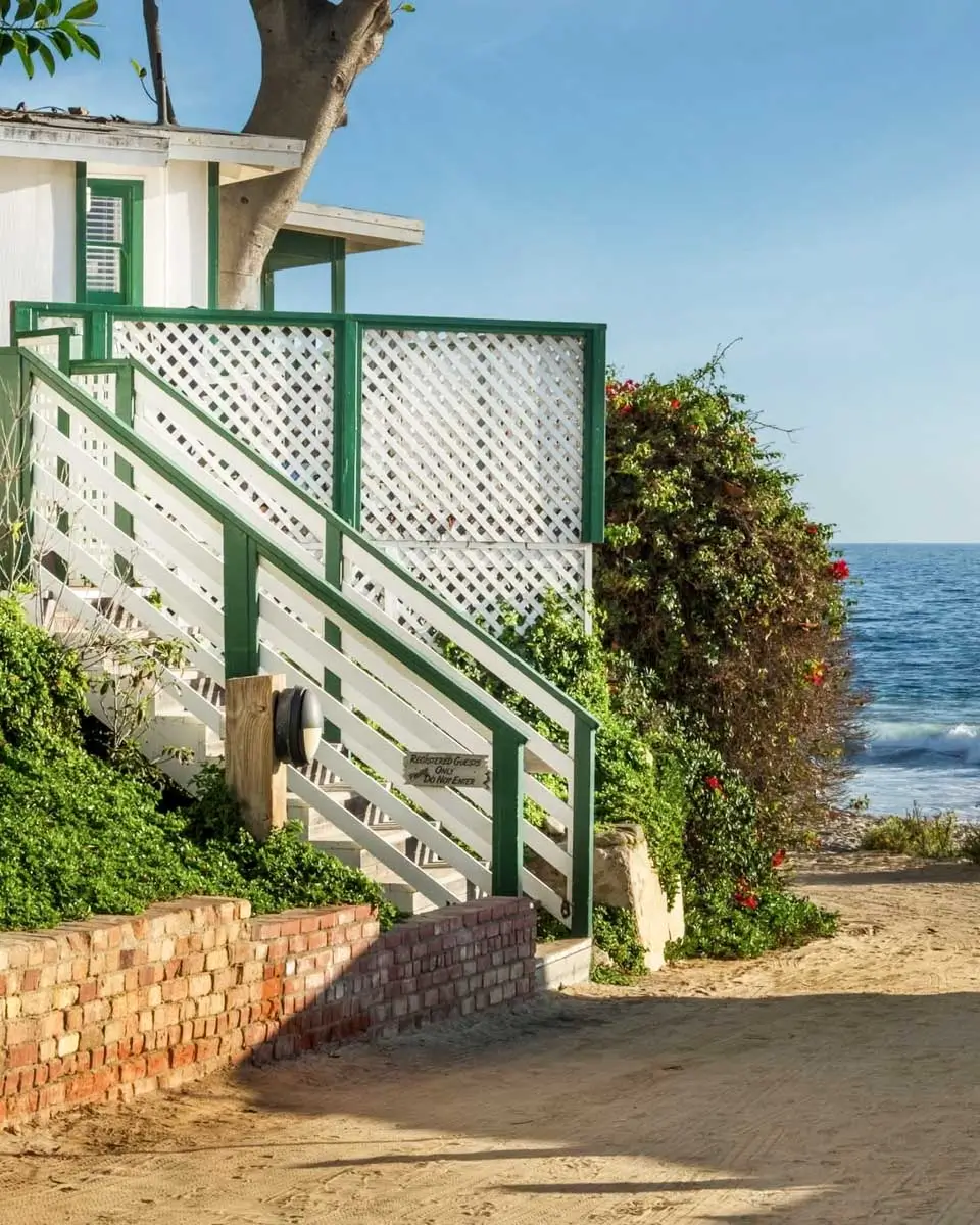 History district walking tour at Crystal Cove, Newport Beach