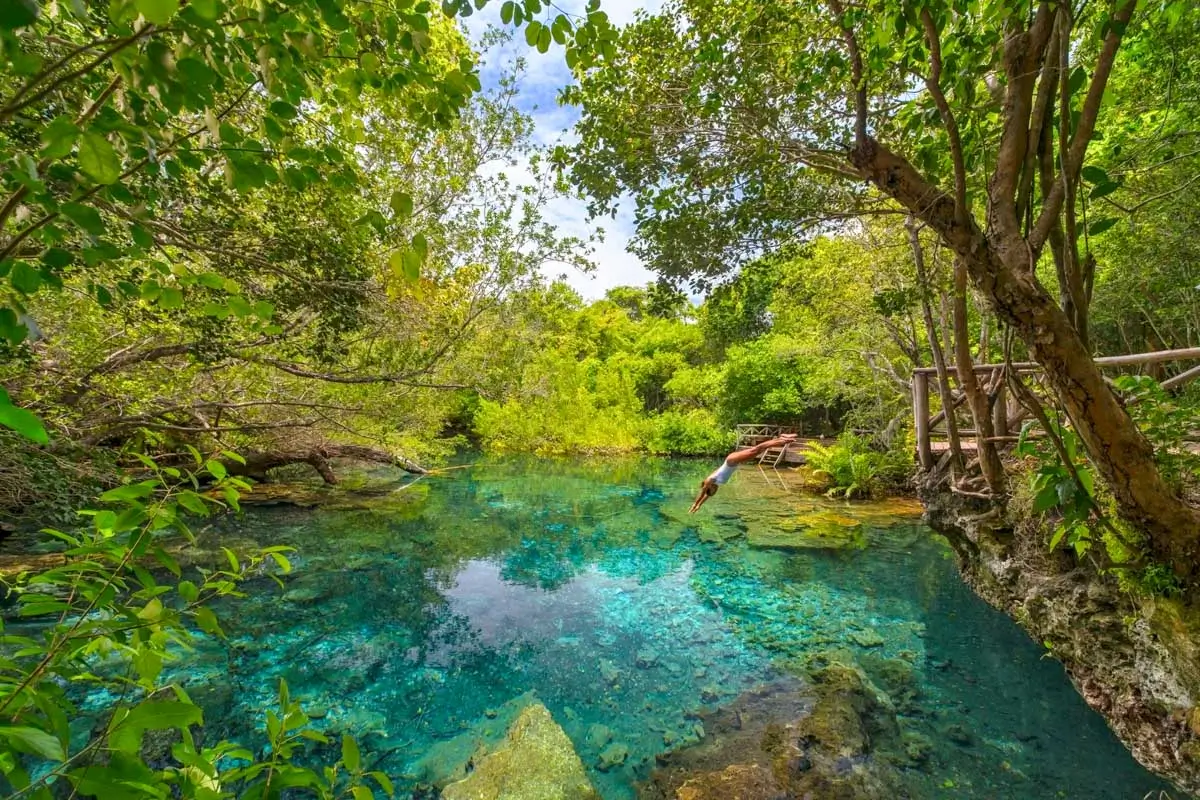 Indigenous Eyes Ecological Reserve in Punta Cana, Dominican Republic