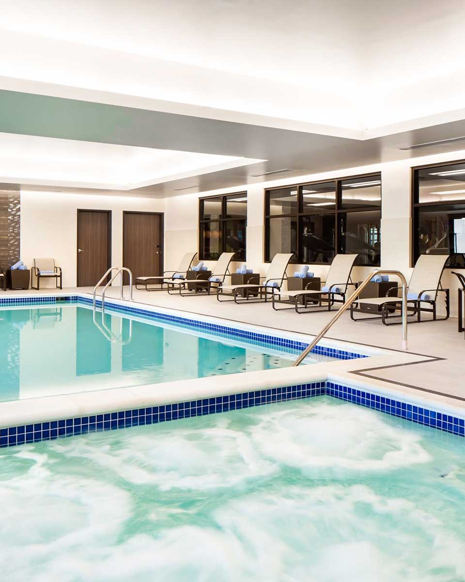 Indoor pool area at Residence Inn Boulder Canyon Boulevard