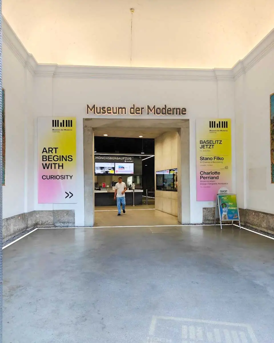 Inside of Modern Art Museum Salzburg