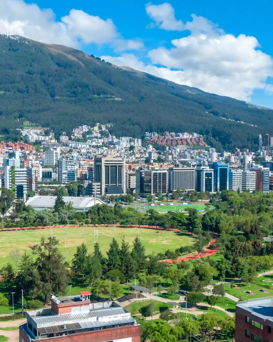 La Carolina Park in Quito Ecuador